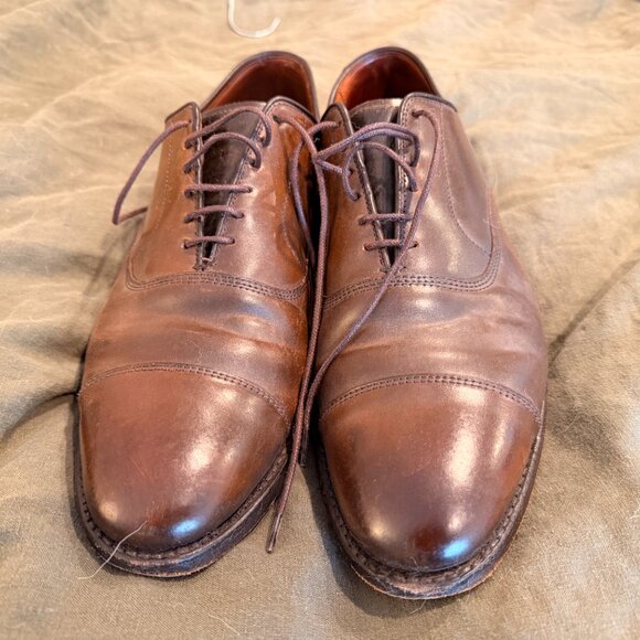 Allen Edmonds Park Avenue Shell Cordovan Oxford Dress Shoe Brown, Size 11D